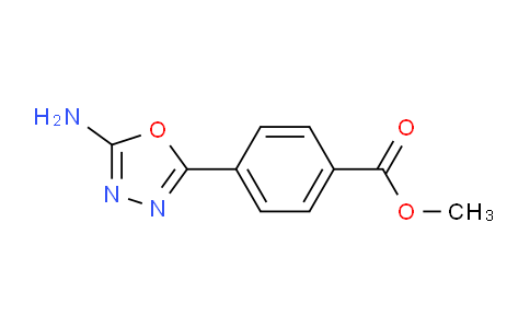 CAS No. 1361229-77-7, Methyl 4-(5-amino-1,3,4-oxadiazol-2-yl)benzoate