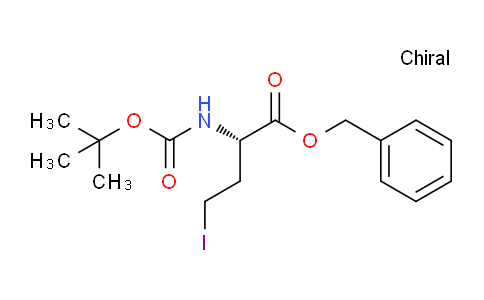 CAS No. 119768-48-8, (S)-Benzyl 2-((tert-butoxycarbonyl)amino)-4-iodobutanoate