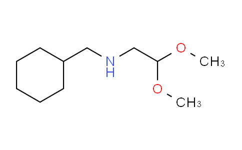 CAS No. 1183178-36-0, N-(cyclohexylmethyl)-2,2-dimethoxyethanamine