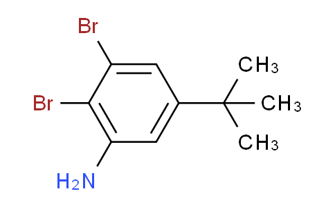CAS No. 343853-76-9, 2,3-Dibromo-5-(tert-butyl)aniline
