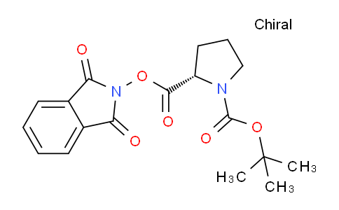 CAS No. 91837-45-5, 1-(tert-butyl) 2-(1,3-dioxoisoindolin-2-yl) (S)-pyrrolidine-1,2-dicarboxylate
