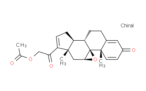 CAS No. 103466-44-0, 21-(Acetyloxy)-9b,11b-epoxy-pregna-1,4,16-triene-3,20-dione