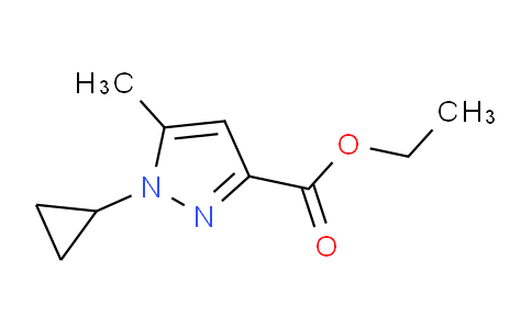 CAS No. 1639114-45-6, Ethyl 1-cyclopropyl-5-methyl-1H-pyrazole-3-carboxylate