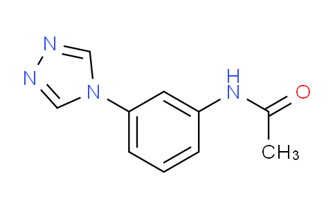 CAS No. 1029769-35-4, N-(3-(4H-1,2,4-Triazol-4-yl)phenyl)acetamide
