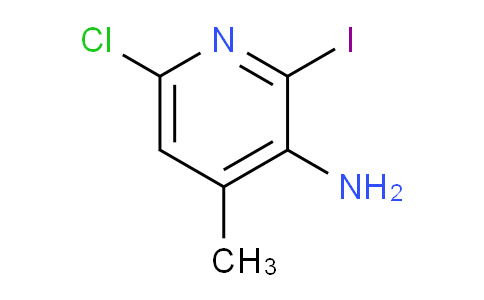 CAS No. 1073182-74-7, 6-Chloro-2-iodo-4-methylpyridin-3-amine