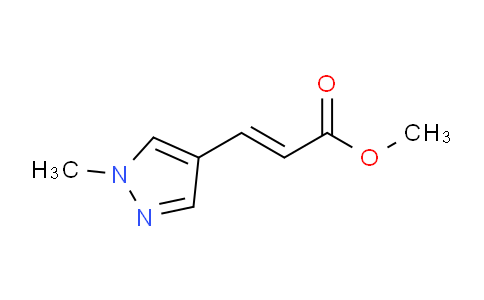 CAS No. 1295583-21-9, Methyl 3-(1-methyl-1H-pyrazol-4-yl)prop-2-enoate