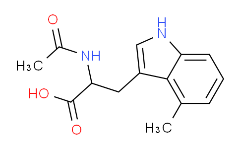 CAS No. 71953-89-4, 2-Acetamido-3-(4-methyl-1h-indol-3-yl)propanoic acid