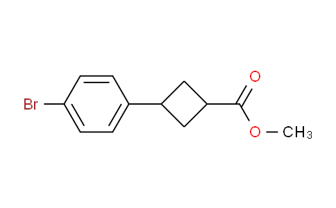CAS No. 1451085-08-7, Methyl 3-(4-bromophenyl)cyclobutanecarboxylate