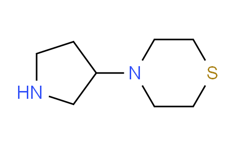 CAS No. 666852-87-5, 4-(Pyrrolidin-3-yl)thiomorpholine