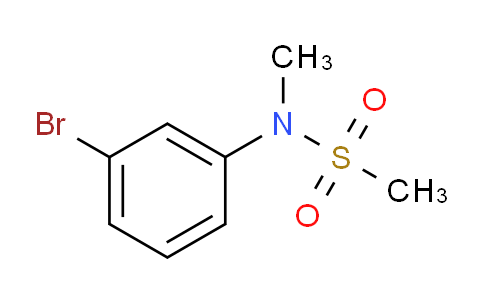 CAS No. 875917-18-3, N-(3-Bromophenyl)-N-methylmethanesulfonamide