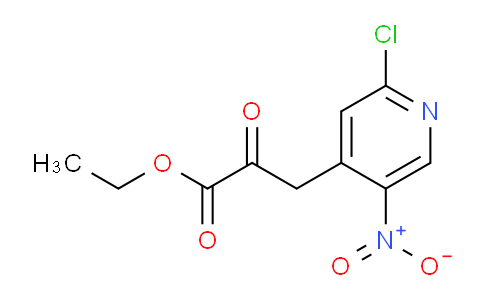 CAS No. 800401-66-5, Ethyl 3-(2-chloro-5-nitropyridin-4-yl)-2-oxopropanoate
