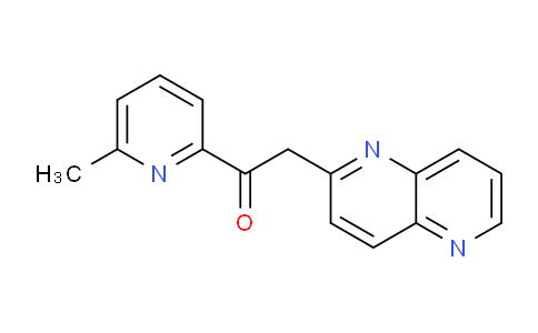 CAS No. 446297-56-9, 1-(6-Methylpyridin-2-yl)-2-([1,5]naphthyridin-2-yl)ethanone