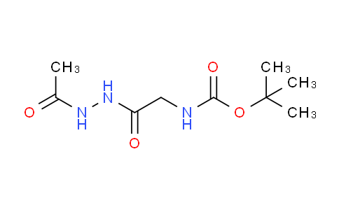 CAS No. 388630-68-0, tert-Butyl (2-(2-acetylhydrazinyl)-2-oxoethyl)carbamate