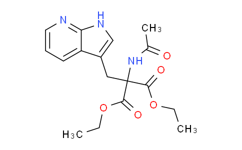 CAS No. 211179-97-4, Diethyl 2-((1H-pyrrolo[2,3-b]pyridin-3-yl)methyl)-2-acetamidomalonate