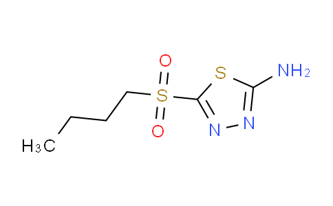 CAS No. 72836-17-0, 5-(butylsulfonyl)-1,3,4-thiadiazol-2-amine
