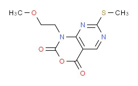 76360-93-5 | 1-(2-Methoxyethyl)-7-(methylthio)-1H-pyrimido[4,5-d][1,3]oxazine-2,4-dione