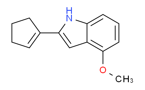 DY822204 | 1028386-71-1 | 2-Cyclopentenyl-4-methoxyindole
