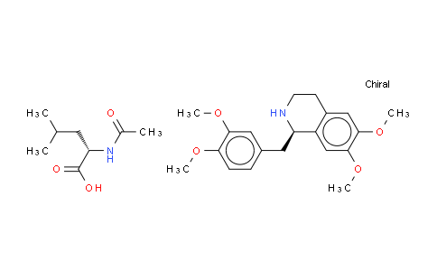 141109-12-8 | (R)-Tetrahydropapaverine N-acetyl-L-leucinate