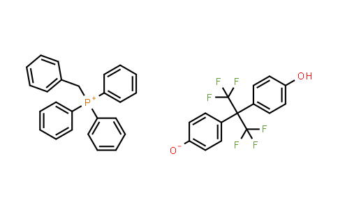 75768-65-9 | Phosphonium, triphenyl(phenylmethyl)-, salt with 4,4'-[2,2,2-trifluoro-1-(trifluoromethyl)ethylidene]bis[phenol] (1:1)