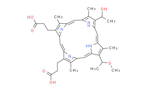 DY822356 | 148471-91-4 | 3-(1-Hydroxyethyl)-8-(1-methoxyethyl)deuteroporphyrin