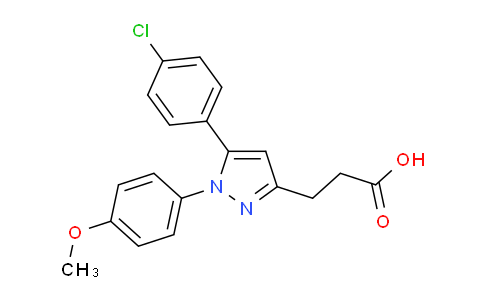MC822721 | 114150-42-4 | 5-(4-Chlorophenyl)-1-(4-methoxyphenyl)-1H-pyrazole-3-propanoic acid