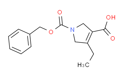 CAS No. 1869118-25-1, 1-[(benzyloxy)carbonyl]-4-ethyl-2,5-dihydro-1H-pyrrole-3-carboxylic acid
