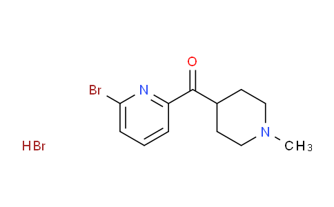 1338000-32-0 | Methanone, (6-bromo-2-pyridinyl)(1-methyl-4-piperidinyl)-, hydrobromide (1:1)