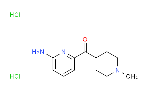 613678-10-7 | Methanone, (6-amino-2-pyridinyl)(1-methyl-4-piperidinyl)-, hydrochloride (1:2)