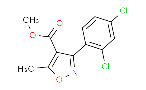 4402-77-1 | 3-(2,4-dichloro-phenyl)-5-methyl-isoxazole-4-carboxylic acid methyl ester