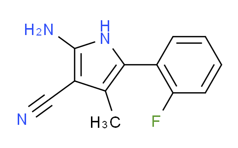 MC823459 | 186033-14-7 | 2-amino-5-(2-fluorophenyl)-4-methyl-1H-pyrrole-3-carbonitrile