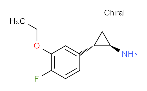 2055841-09-1 | Cyclopropanamine, 2-(3-ethoxy-4-fluorophenyl)-, (1R,2S)-rel-