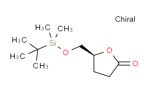 CAS No. 62396-80-9, 2(3H)-Furanone, 5-[[[(1,1-dimethylethyl)dimethylsilyl]oxy]methyl]dihydro-, (5S)-