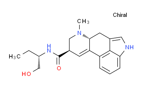 MC823762 | 479-03-8 | Ergoline-8-carboxamide, 9,10-didehydro-N-[(1S)-1-(hydroxymethyl)propyl]-6-methyl-, (8β)-