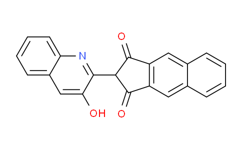 CAS No. 42757-85-7, 2-(3-hydroxyquinolin-2-yl)-1H-benz[f]indene-1,3(2H)-dione