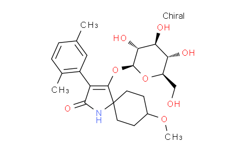 1172614-86-6 | cis-3-(2,5-Dimethylphenyl)-8-methoxy-2-oxo-1-azaspiro [4.5]dec-3-en-4-yl β-D-glucopyranoside