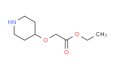 CAS No. 167844-03-3, ethyl 2-(piperidin-4-yloxy)acetate