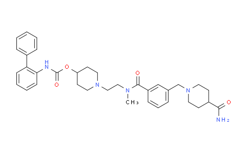 DY824242 | 864686-28-2 | 1-(2-(3-((4-carbamoylpiperidin-1-yl)methyl)-N-methylbenzamido)ethyl)piperidin-4-yl [1,1'-biphenyl]-2-ylcarbamate