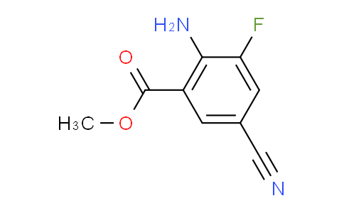 MC824254 | 1644383-46-9 | Benzoic acid, 2-amino-5-cyano-3-fluoro-, methyl ester