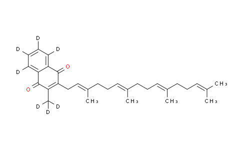 MC824266 | 1233937-25-1 | 5,6,7,8-tetradeuterio-2-[(2E,6E,10E)-3,7,11,15-tetramethylhexadeca-2,6,10,14-tetraenyl]-3-(trideuteriomethyl)naphthalene-1,4-dione