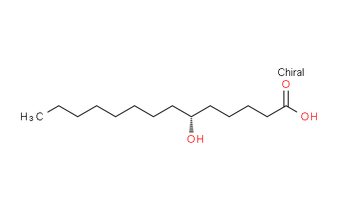 CAS No. 24205-54-7, 6R-hydroxy-tetradecanoic acid