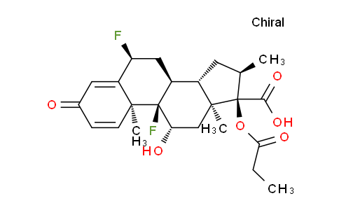 65429-42-7 | 6Α,9Α-二氟-11Β-羟基-16Α-甲基-3-氧代-17Α-(丙酰氧基)雄甾-1,4-二烯-17 Β-羧酸
