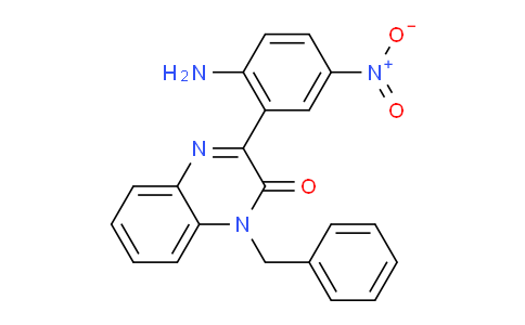 CAS No. 319490-42-1, 3-(2-amino-5-nitrophenyl)-1-benzylquinoxalin-2-one