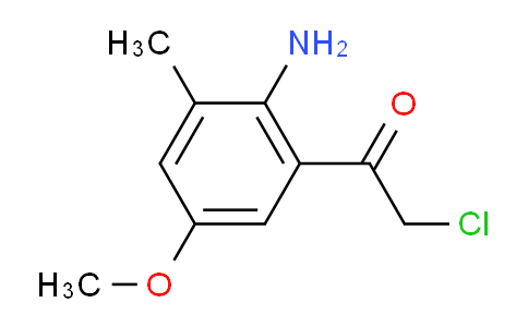 MC824379 | 74798-63-3 | Ethanone, 1-(2-amino-5-methoxy-3-methylphenyl)-2-chloro- (9CI)