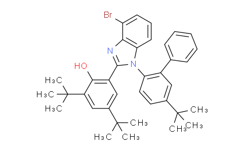 MC824407 | 2361613-60-5 | 2-[4-溴-1-[5-(1,1-二甲基乙基)[1,1'-联苯]-2-基]-1H-苯并咪唑-2-基]-4,6-双(1, 1-二甲基乙基)-苯酚