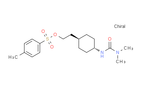 1698050-46-2 | Urea, N,N-dimethyl-N'-[trans-4-[2-[[(4-methylphenyl)sulfonyl]oxy]ethyl]cyclohexyl]-