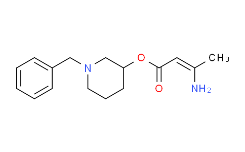 DY824459 | 91599-78-9 | 2-Butenoic acid, 3-amino-, 1-(phenylmethyl)-3-piperidinyl ester
