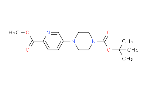 CAS No. 1354355-85-3, 1-Piperazinecarboxylic acid, 4-[6-(methoxycarbonyl)-3-pyridinyl]-, 1,1-dimethylethyl ester