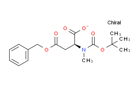 CAS No. 147290-75-3, Aspartic acid, N-[(1,1-dimethylethoxy)carbonyl]-N-methyl-, 4-(phenylmethyl) ester