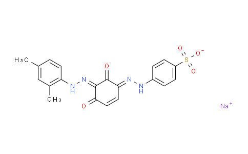 1320-07-6 | sodium,4-[(2Z)-2-[(5E)-5-[(2,4-dimethylphenyl)hydrazinylidene]-4,6-dioxocyclohex-2-en-1-ylidene]hydrazinyl]benzenesulfonate