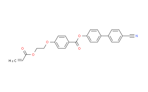 133945-18-3 | Benzoic acid, 4-[2-[(1-oxo-2-propen-1-yl)oxy]ethoxy]-, 4'-cyano[1,1'-biphenyl]-4-yl ester